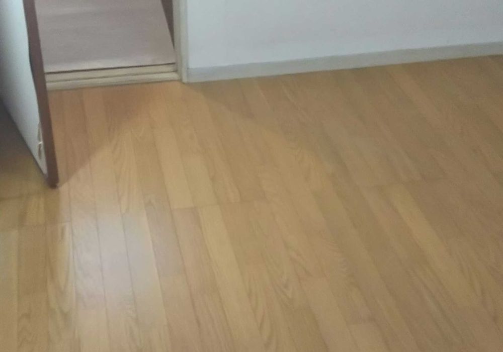 凹んだフローリングを一新